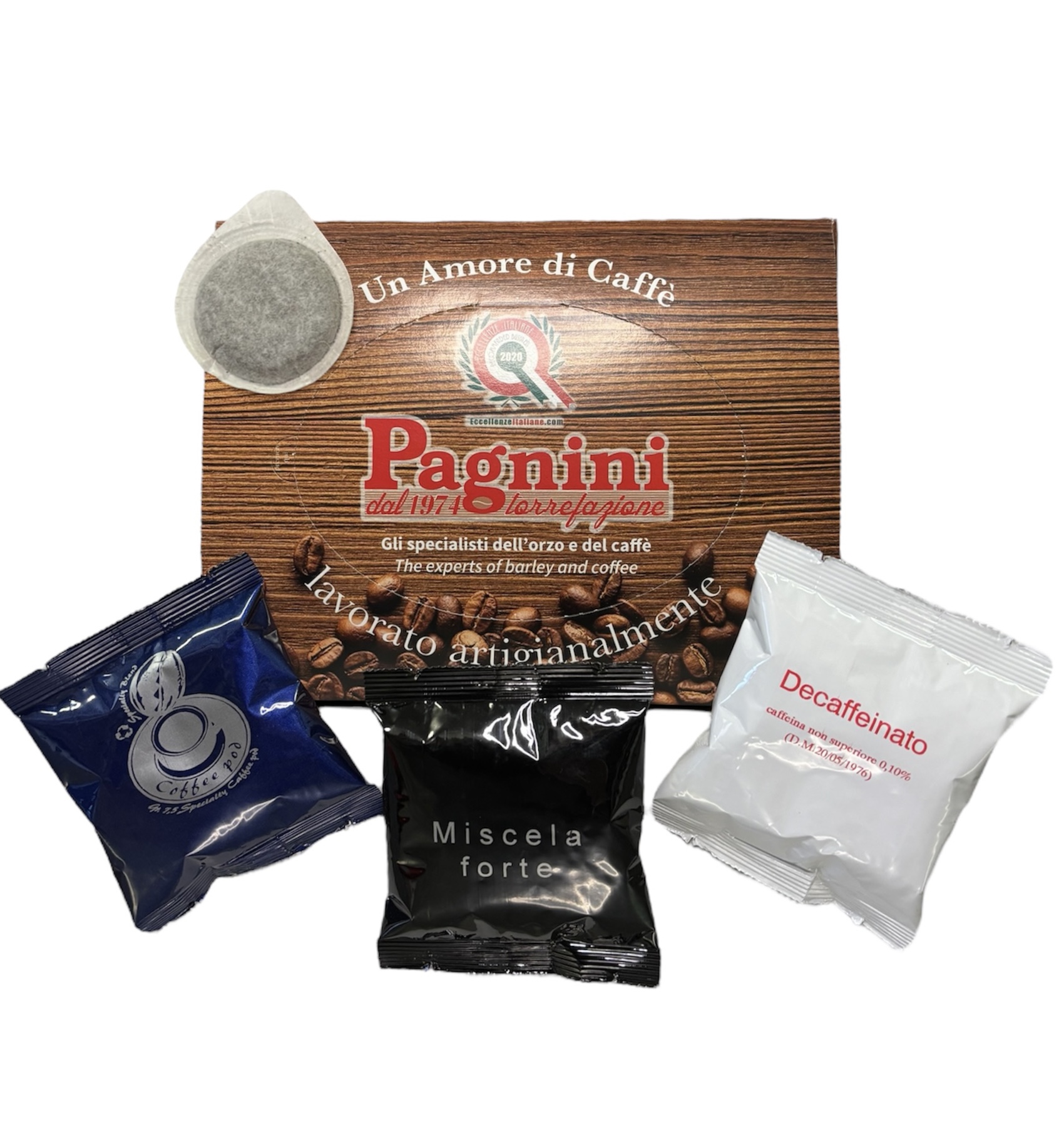 KIT ASSAGGIO cialde Top Specialty, Equilibrato, Decaffeinato KIT ASSAGGIO cialde Top Specialty, Equilibrato, Decaffeinato